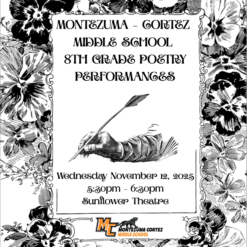 Cortez Middle School 8th Grade Poetry Performance!