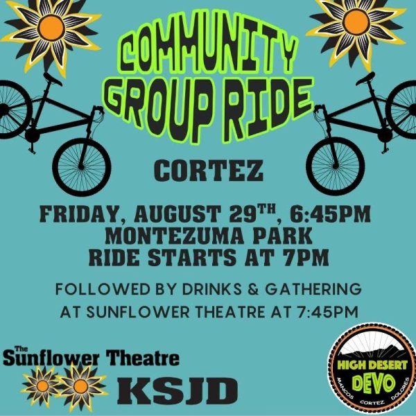 COMMUNITY GROUP RIDE + HANG TIME!